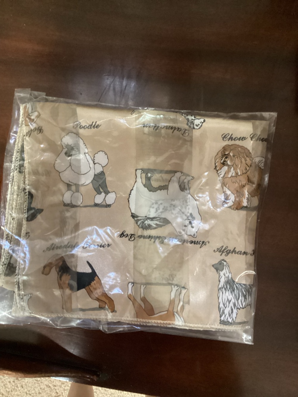 Vintage Style Dog Breed Scarf